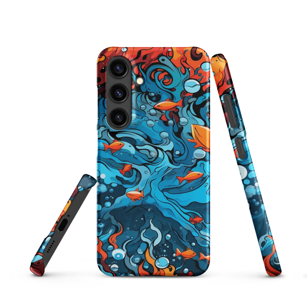 Fluid Harmony: Ocean and Flames