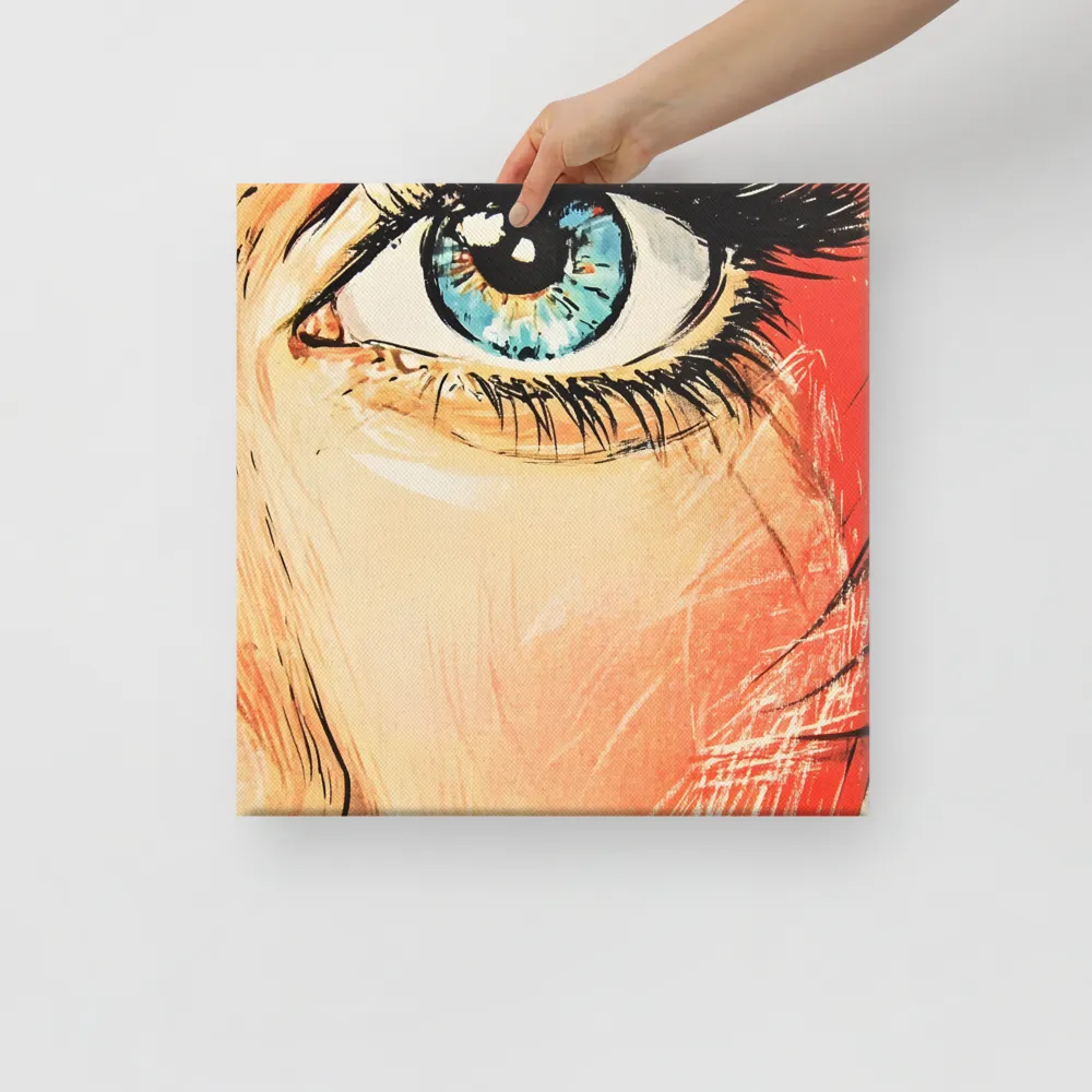 Gaze of Emotion | Canvas | 16″×16″