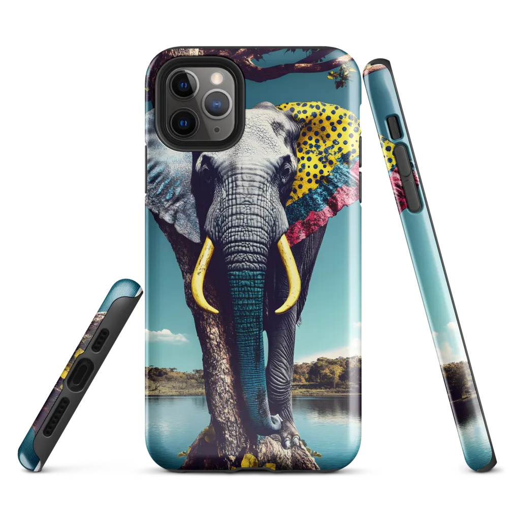 Playful Elegance: The Surreal Elephant | Phone Case |  11 Pro Max | Tough Case | Glossy