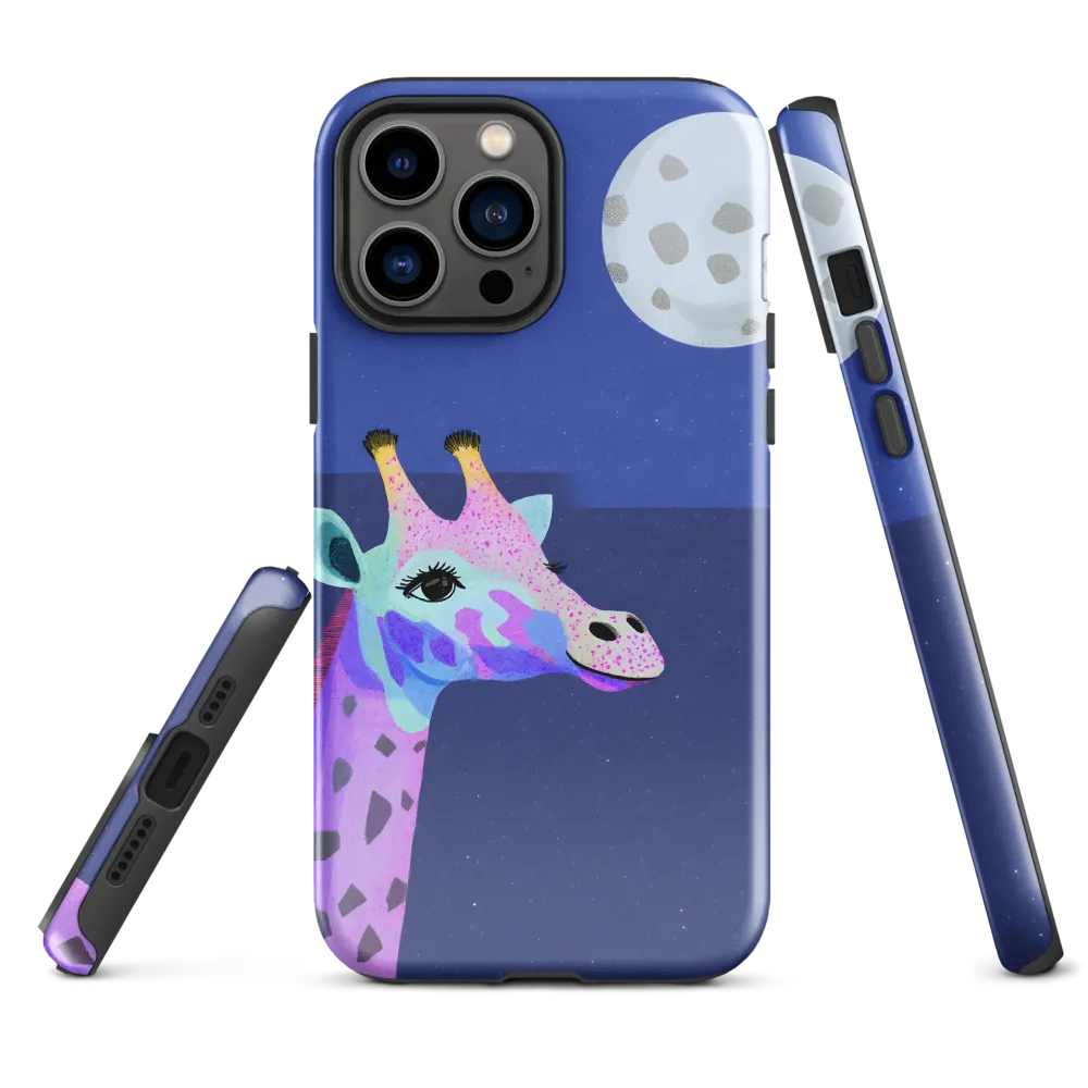 Whimsical Giraffe Under the Stars
