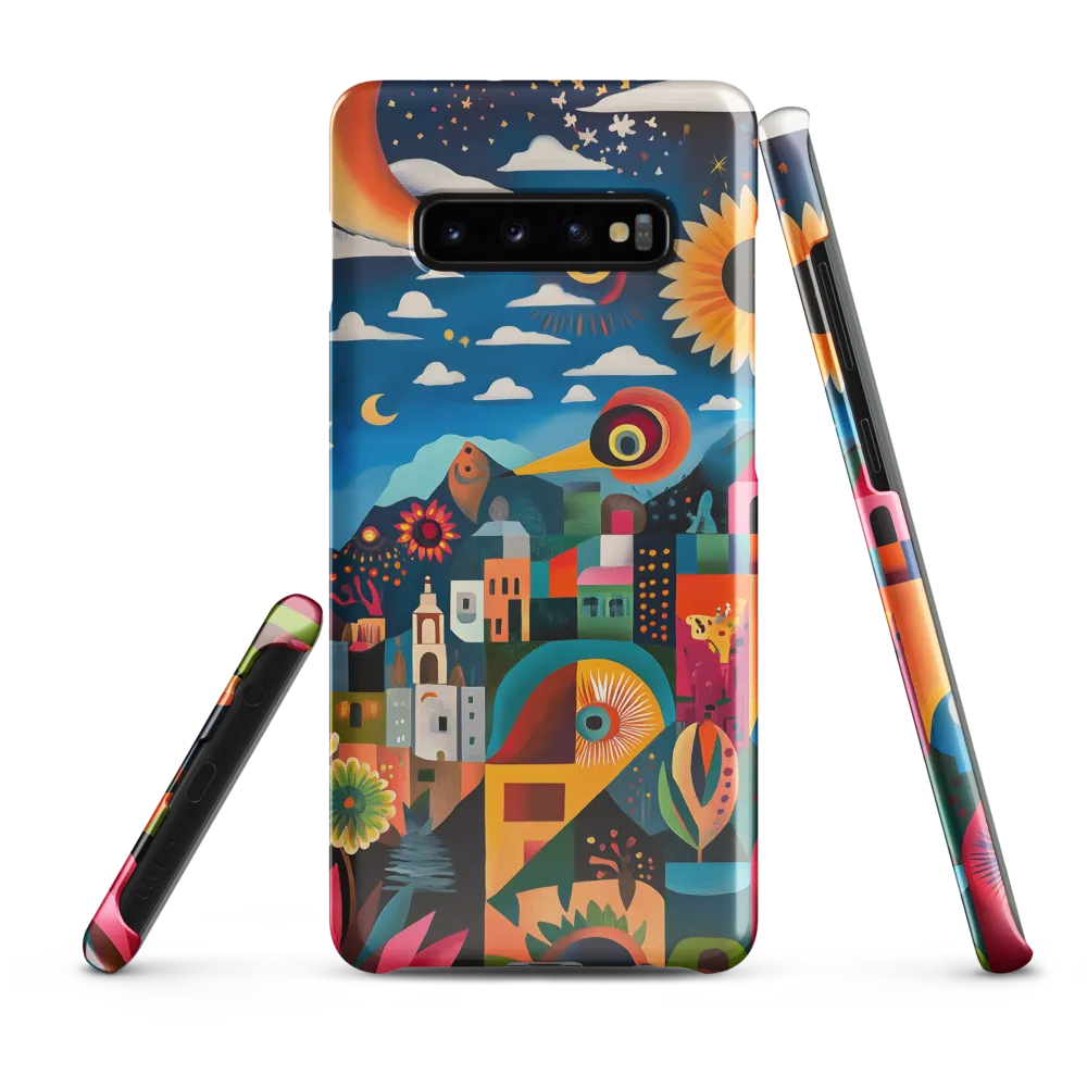 Whimsical Vibrance | Phone Case |  S10 Plus | Snap Case | Glossy