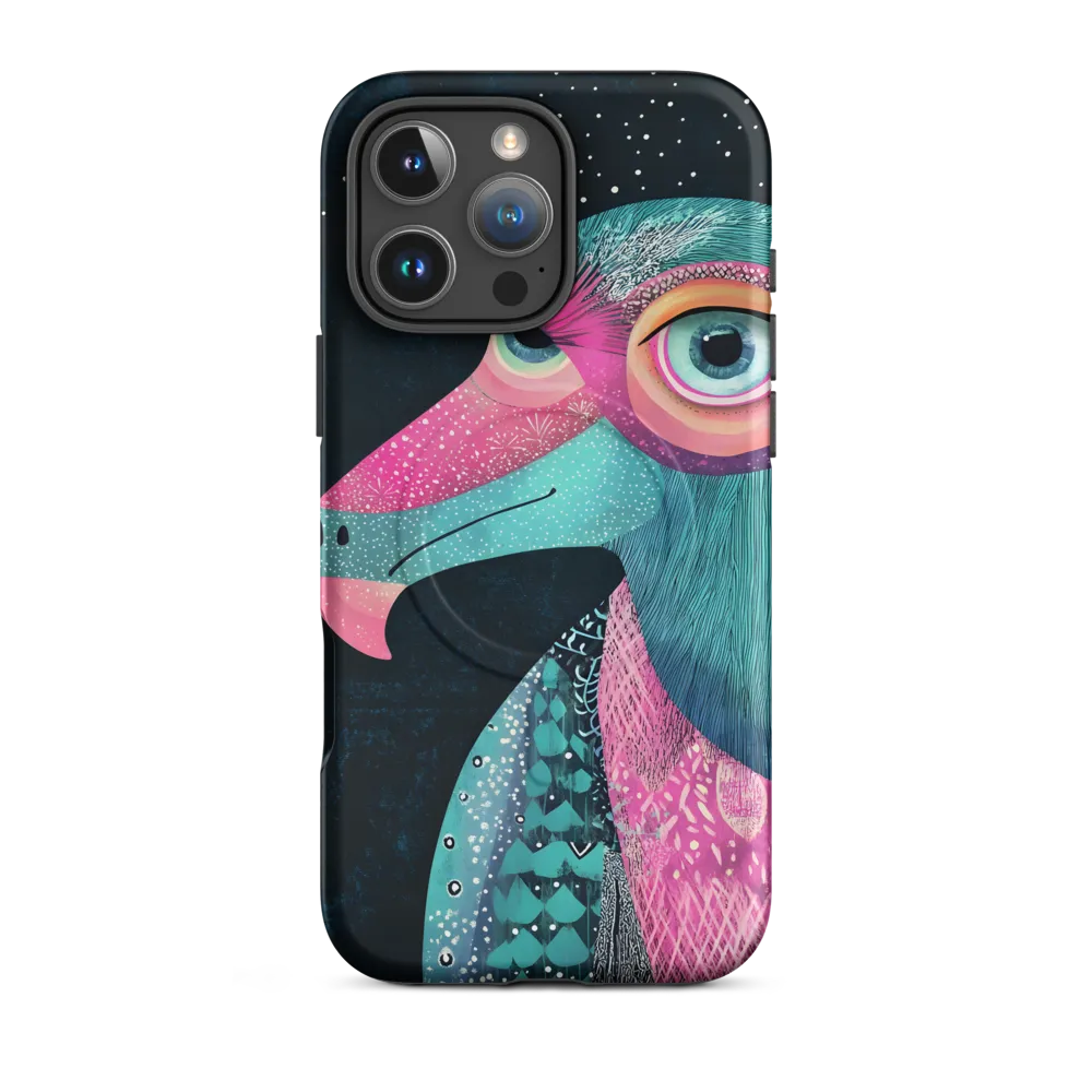 Whimsical Vulture: A Dance of Colors