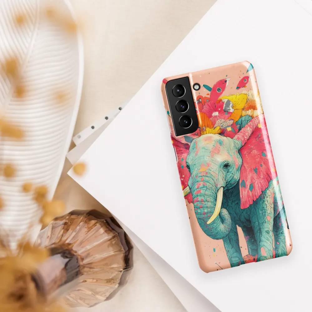 Whimsical Elegance: The Floral Elephant