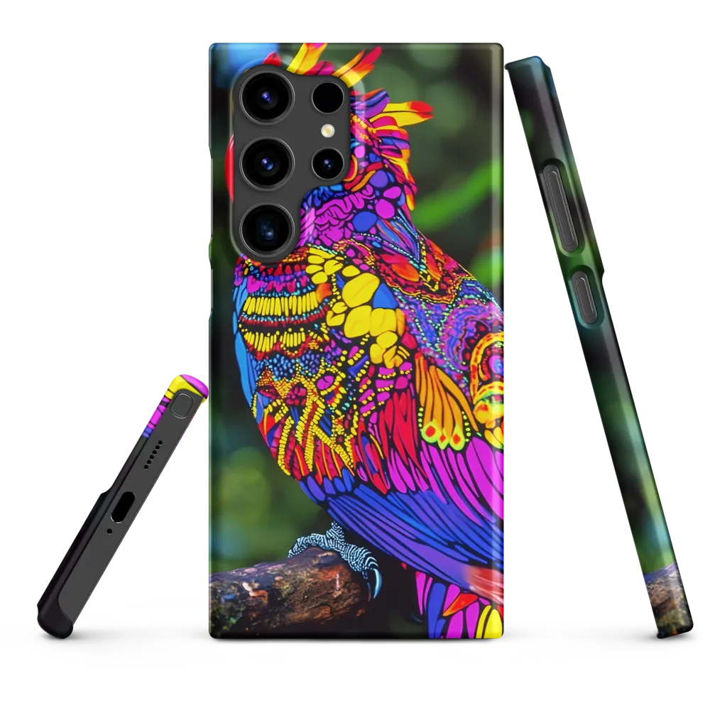 Vibrant Psychedelic Parrot