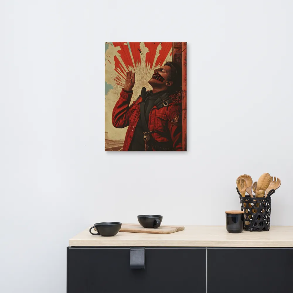 Defiant Echoes of Ruin | Canvas | 18″×24″