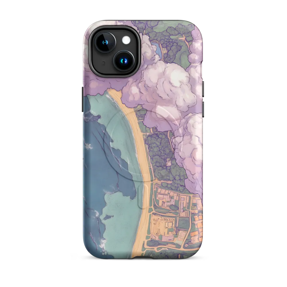 Serenity Over the Coast | Phone Case |  15 Plus | MagSafe® Tough Case | Matte