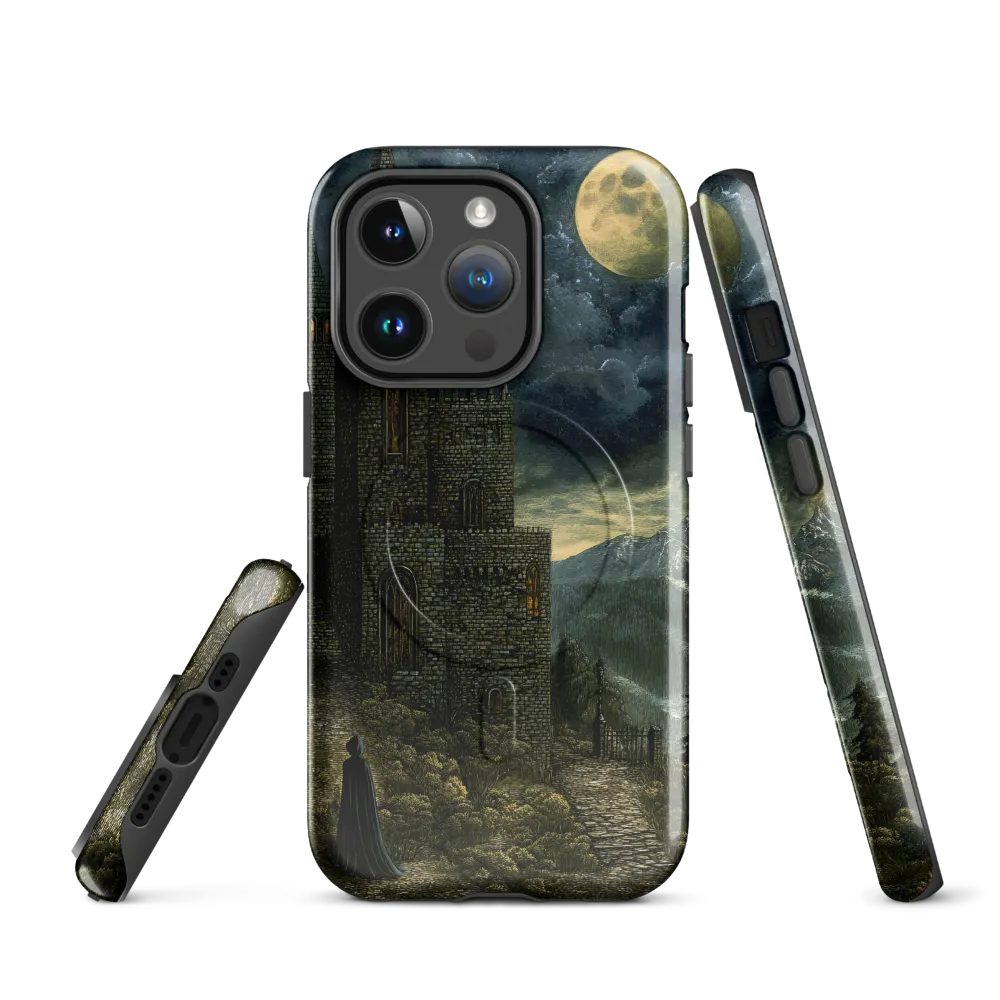 Whispers of the Moonlit Castle | Phone Case |  14 Pro | MagSafe® Tough Case | Glossy
