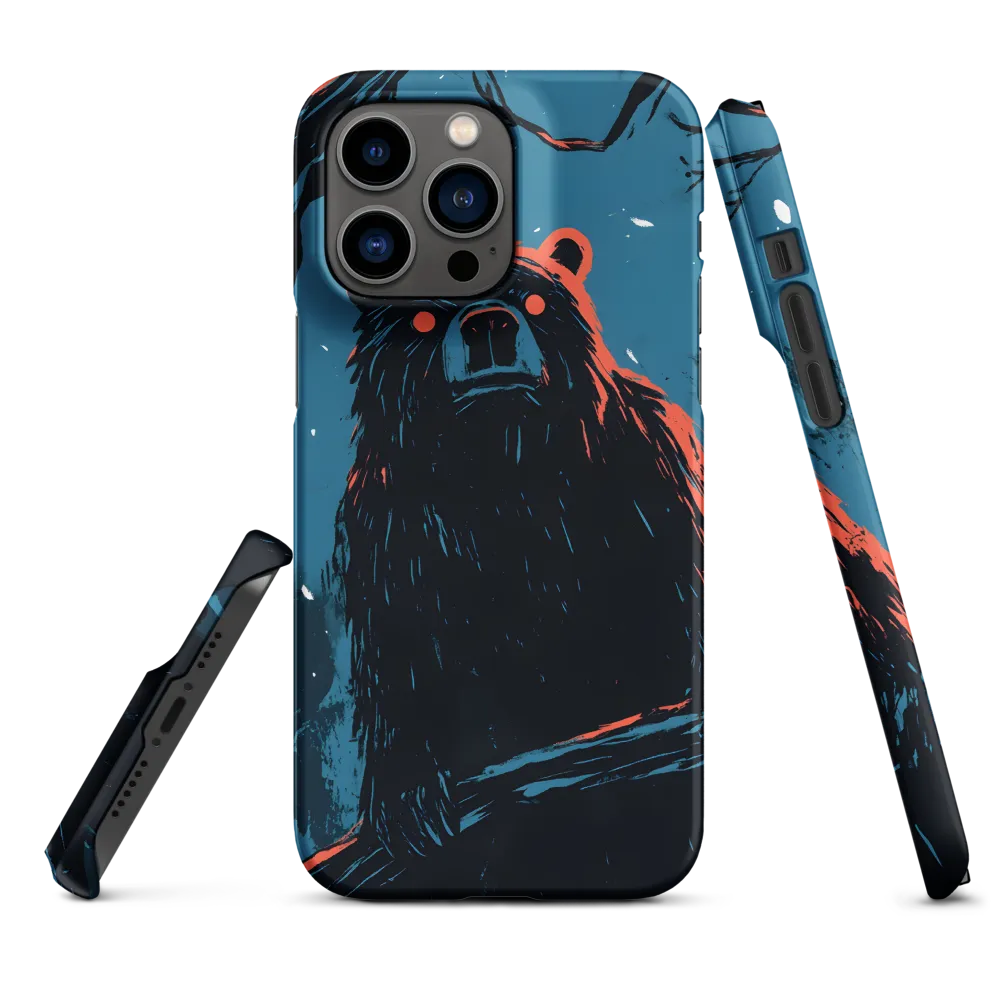 Eerie Majesty: A Bear in the Night