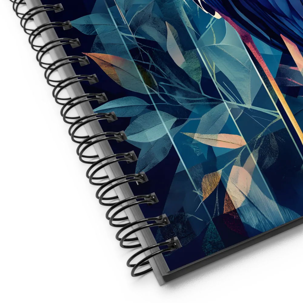 Elegance in Flight | Spiral Notebook