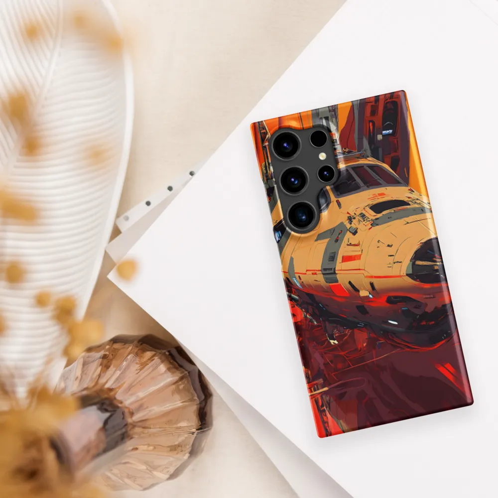 Futuristic Vessel: A Glimpse into Tomorrow | Phone Case |  S24 Ultra | Snap Case | Matte