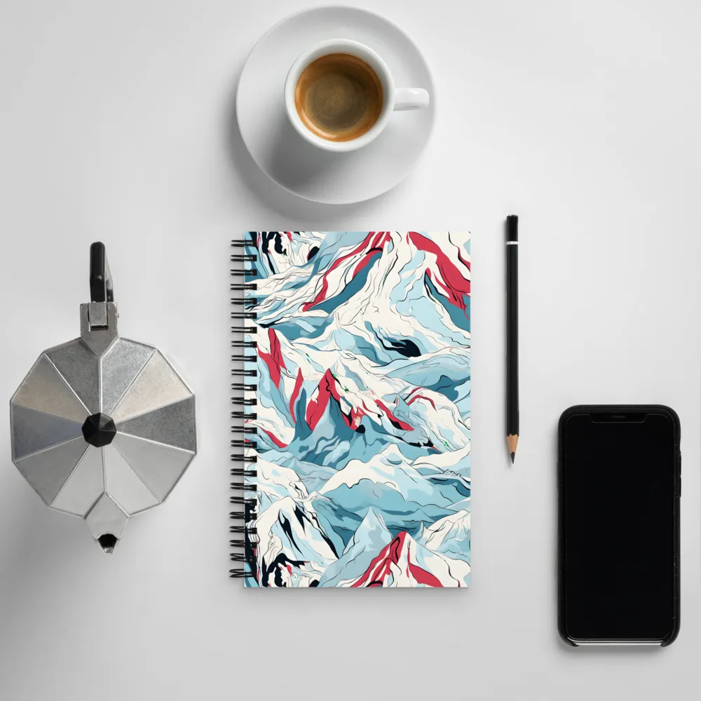 Majestic Peaks of Serenity | Spiral Notebook