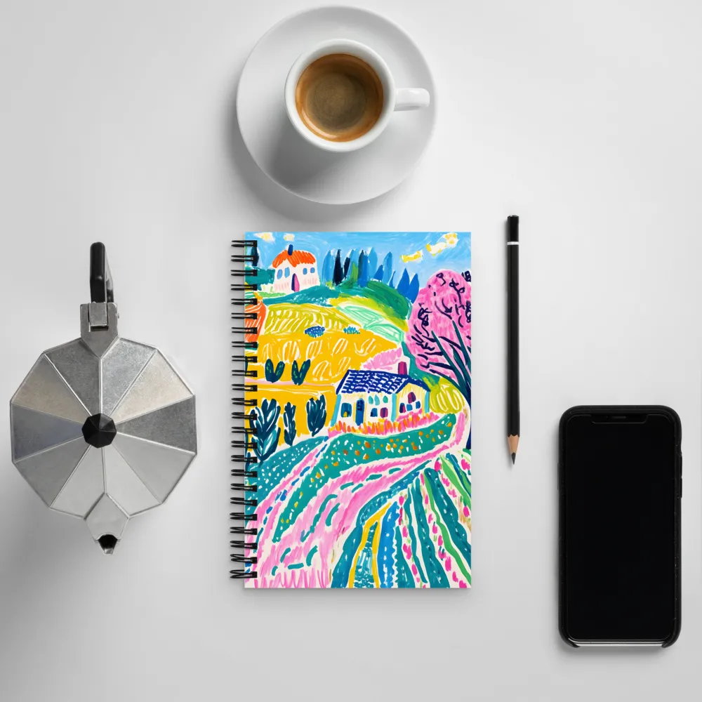 Vibrant Countryside Dreams | Spiral Notebook