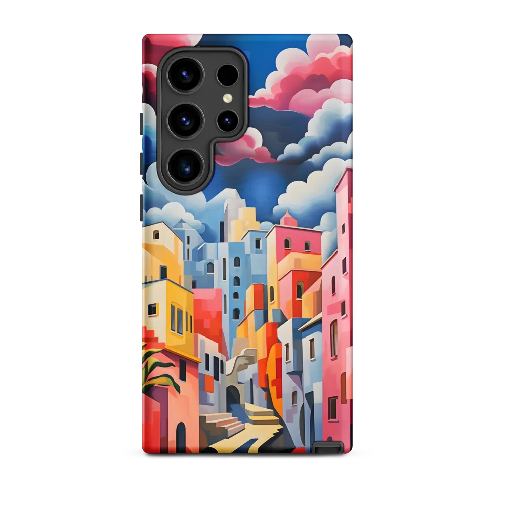 Whimsical Cityscape | Phone Case |  S24 Ultra | Tough Case | Matte