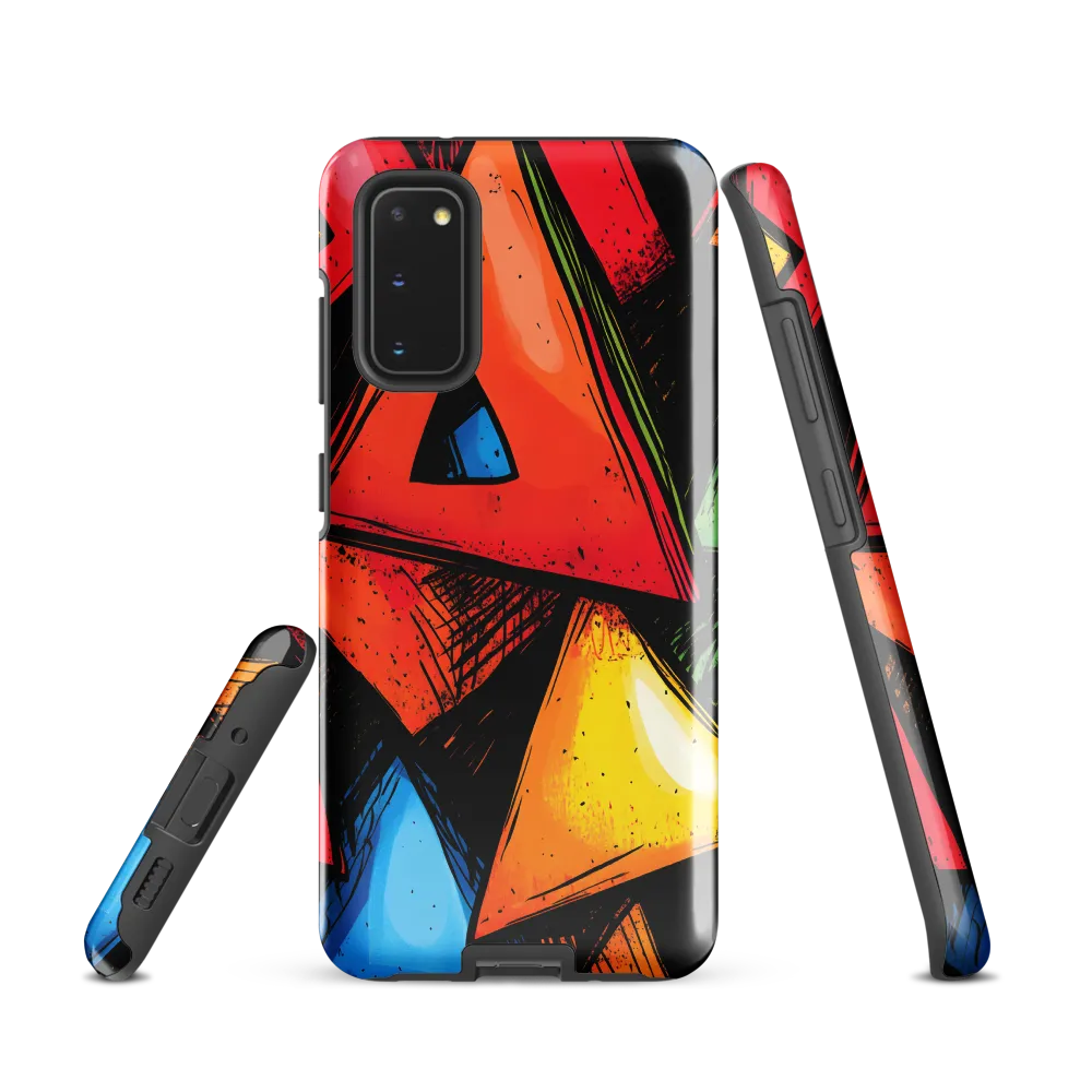 Vibrant Triangles in Abstract Harmony