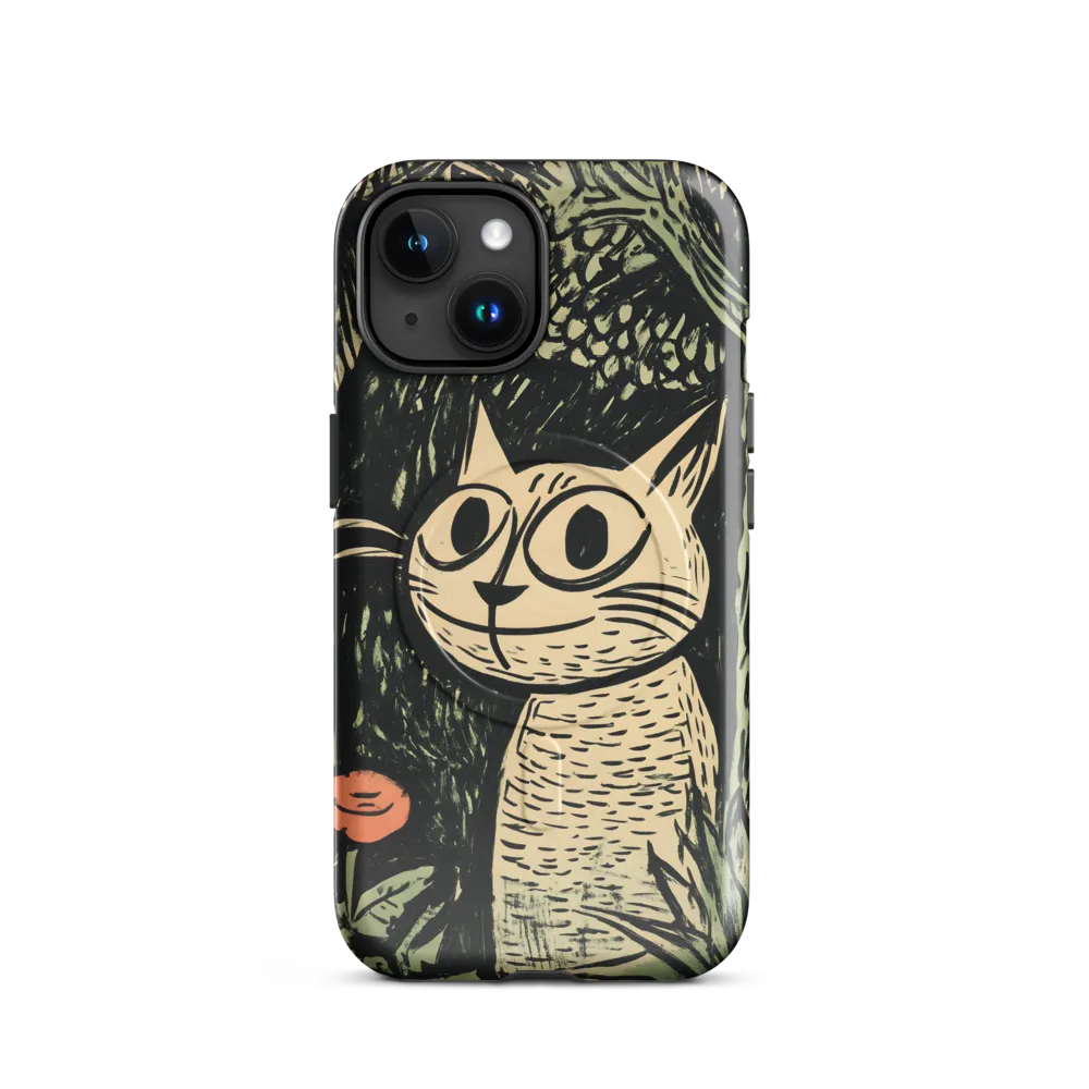 Whimsical Cat in the Forest