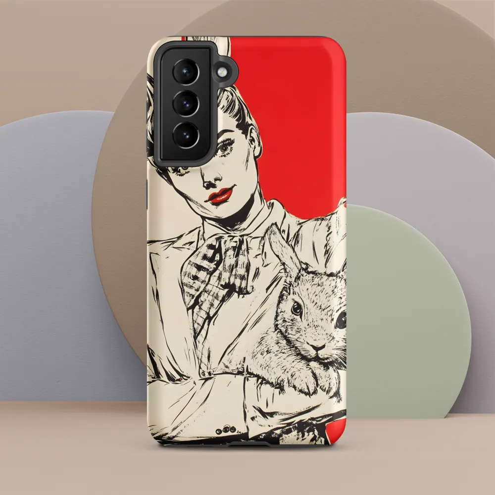 Whimsical Elegance: The Rabbit Lady