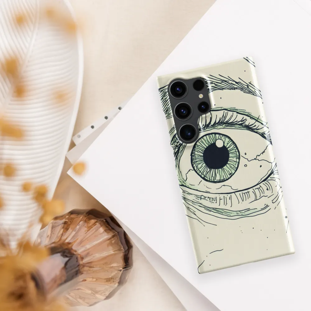 Observant Gaze | Phone Case |  S23 Ultra | Snap Case | Glossy
