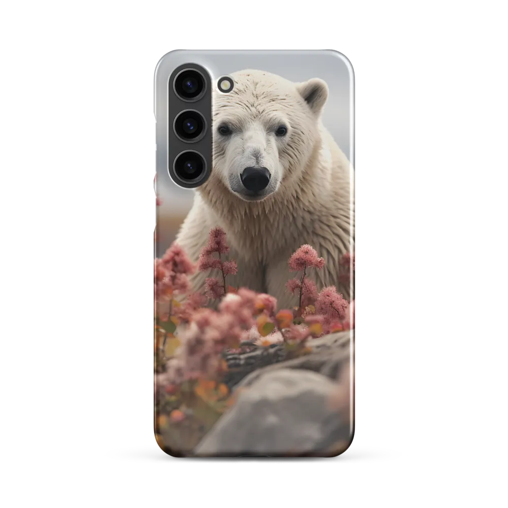 Curiosity Among Blooms: The Polar Bear