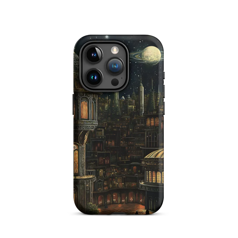 Celestial Enigma: A Surreal Cityscape