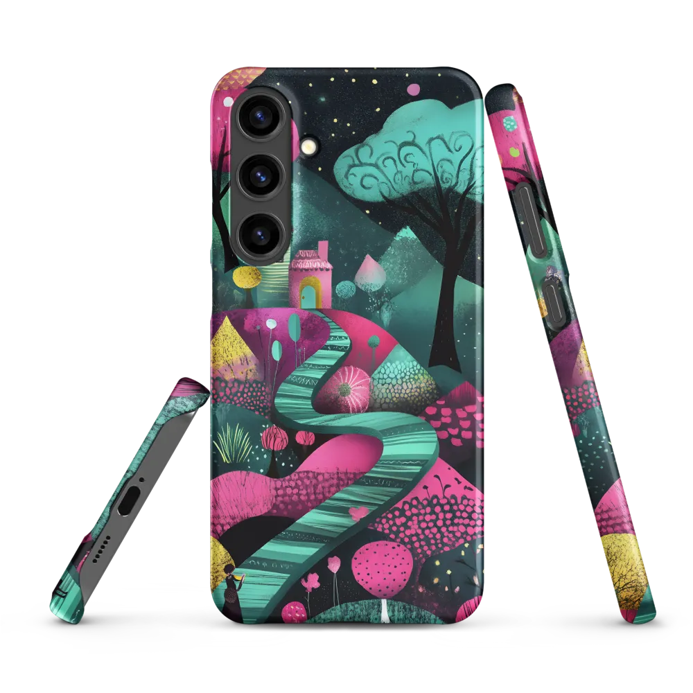 Whimsical Journey through Colorful Lands | Phone Case |  S24 Plus | Snap Case | Matte