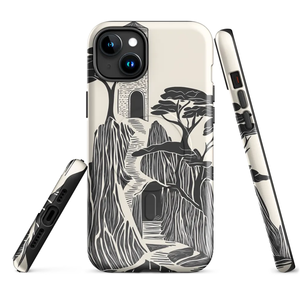 Echoes of a Mystical Tower | Phone Case |  15 Plus | MagSafe® Tough Case | Glossy