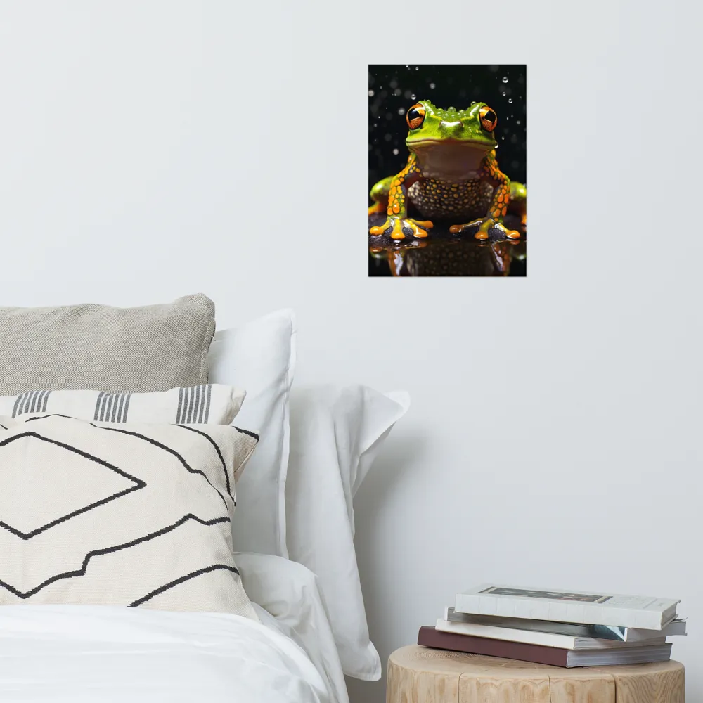 Emerald Elegance: The Frog in Focus