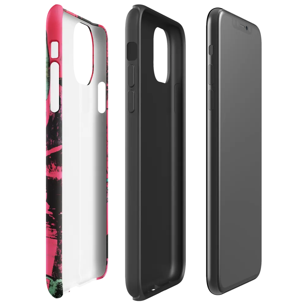 Confident Portrait in Neon Colors | Phone Case |  11 Pro Max | Tough Case | Glossy