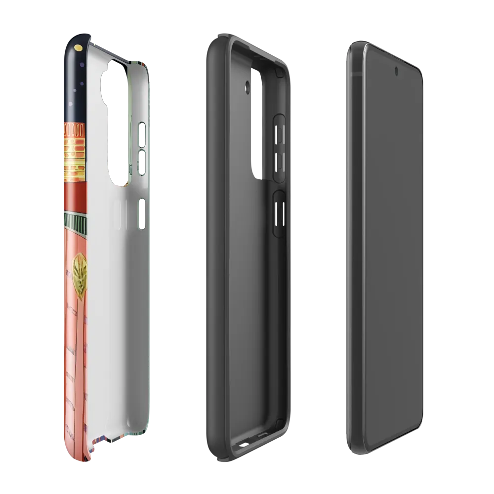 Urban Dreamscape: A Pop Art Night | Phone Case |  S21 FE | Tough Case | Glossy