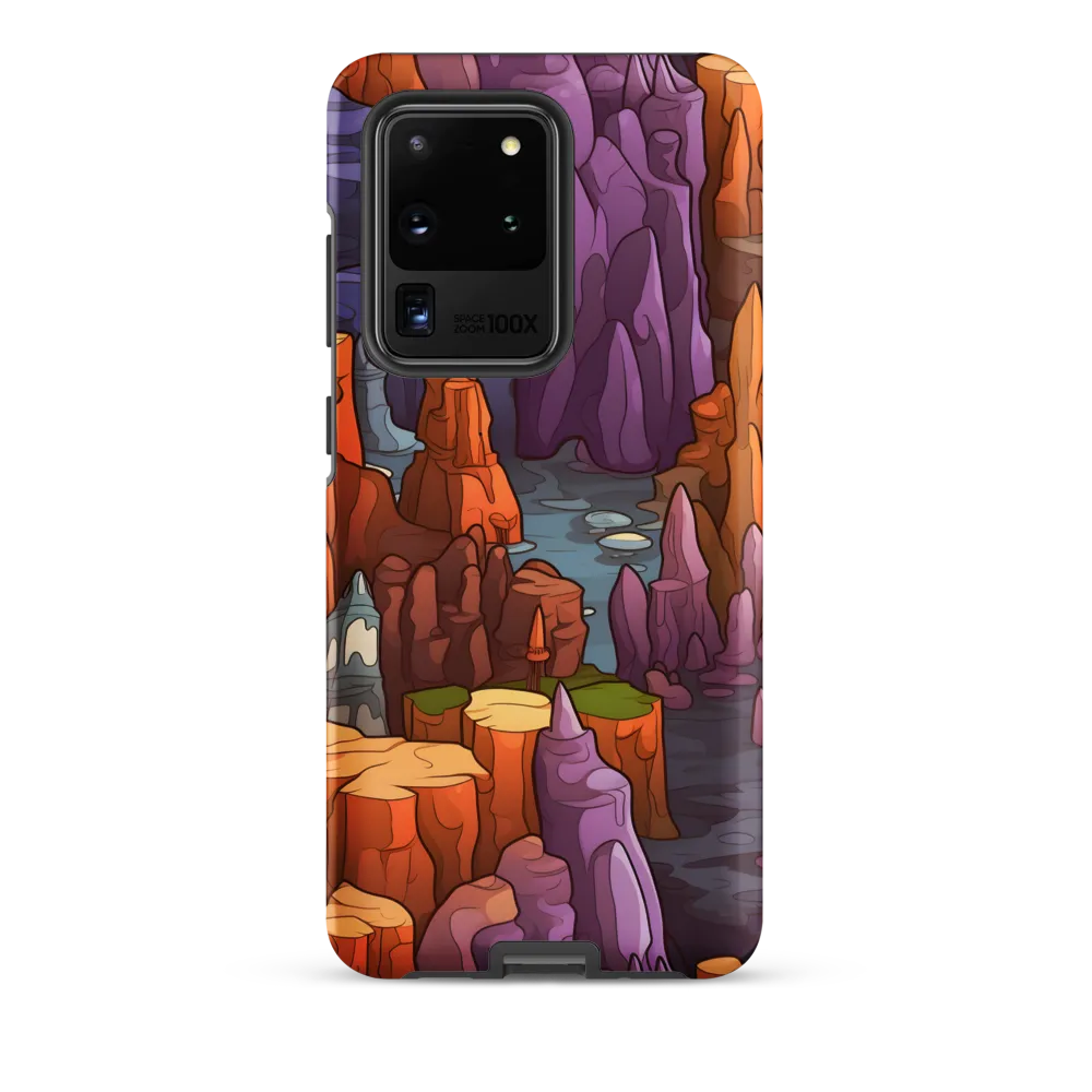 Vibrant Rockscape: A Digital Odyssey