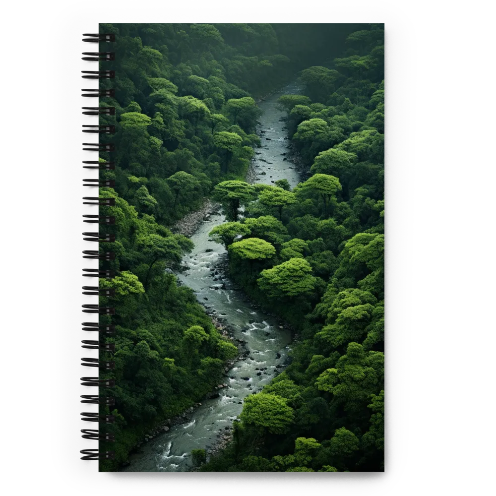 Whispers of the Green River | Spiral Notebook