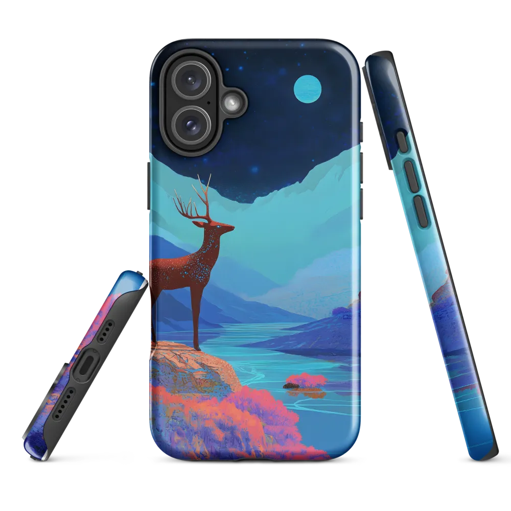 Cosmic Serenity: The Starlit Stag
