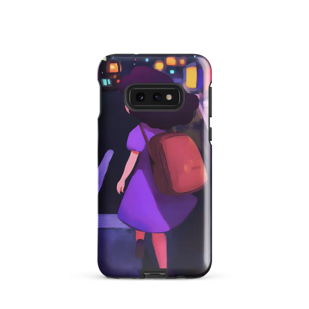 Wandering Through Neon Dreams | Phone Case |  S10e | Tough Case | Glossy