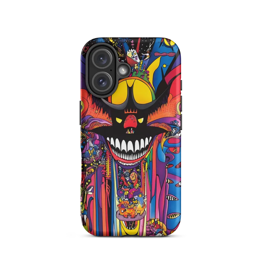 Whimsical Chaos: A Psychedelic Journey | Phone Case