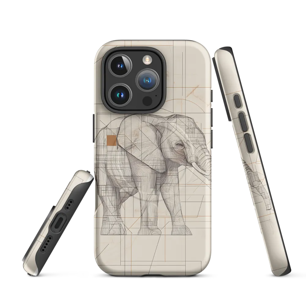 Geometric Elegance: The Steel Elephant