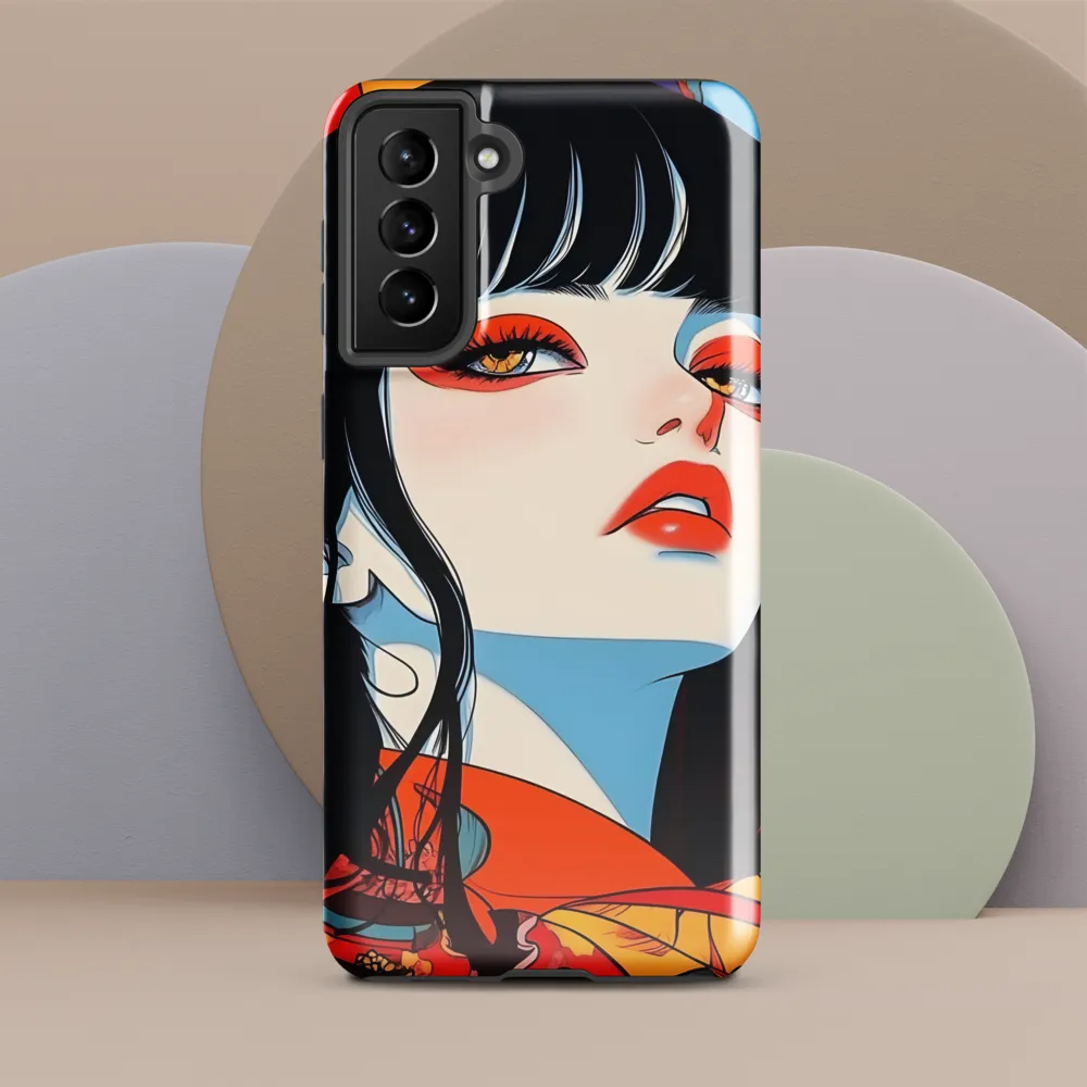 Vibrant Elegance | Phone Case |  S21 Plus | Tough Case | Glossy