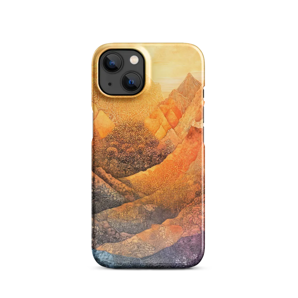 Serene Peaks of Color