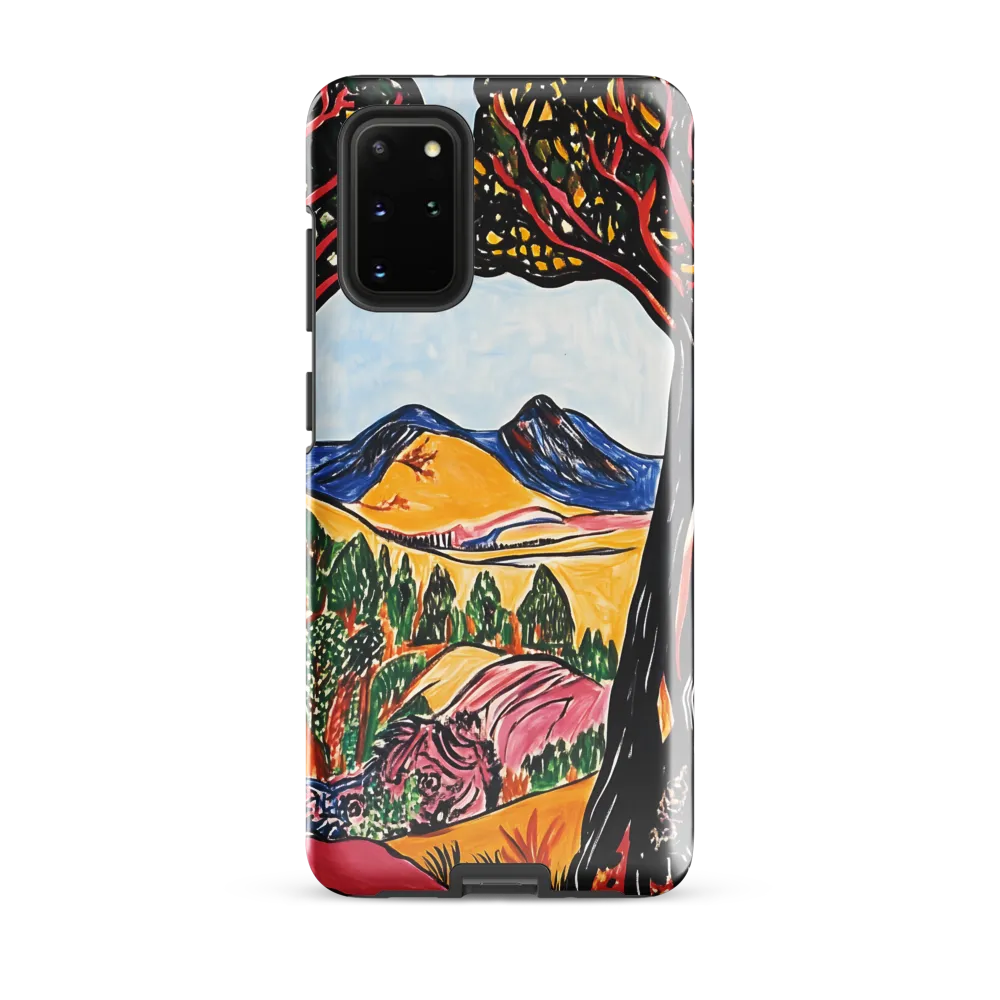 Vibrant Nature's Embrace | Phone Case |  S20 Plus | Tough Case | Glossy