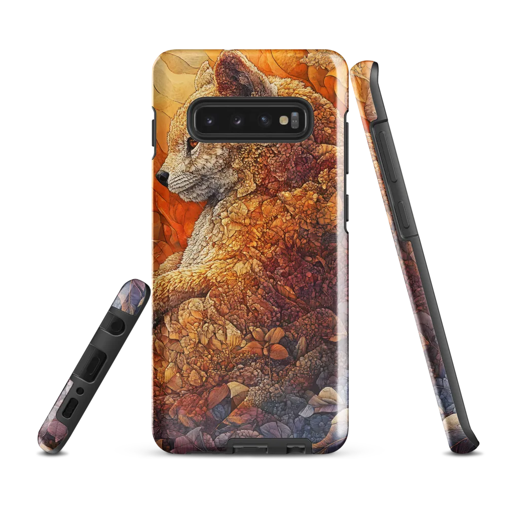 Whispers of the Forest: A Serene Fox | Phone Case |  S10 Plus | Tough Case | Glossy