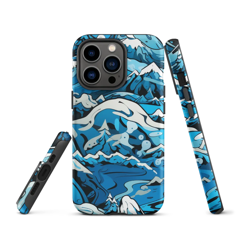 Frozen Harmony: A Blue Mountain Odyssey
