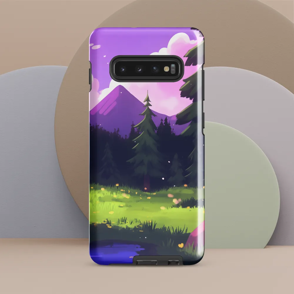 Tranquil Mountain Escape | Phone Case |  S10 Plus | Tough Case | Glossy