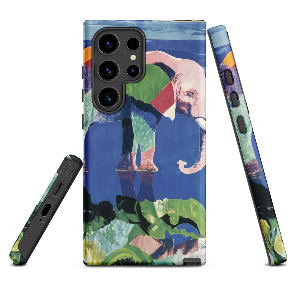Serenity in Color: The Elephants of Reflection