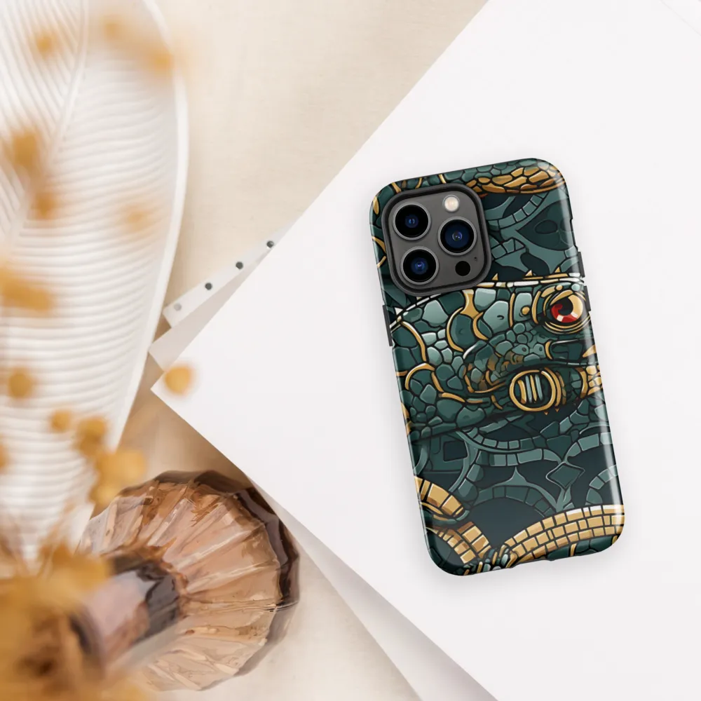 Lizards of Abstraction | Phone Case |  14 Pro Max | Tough Case | Glossy