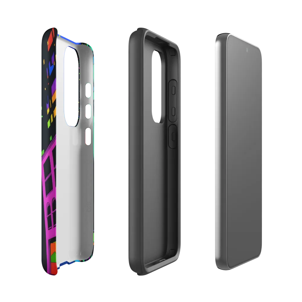 Neon Dreamscape: A Futuristic City at Dusk