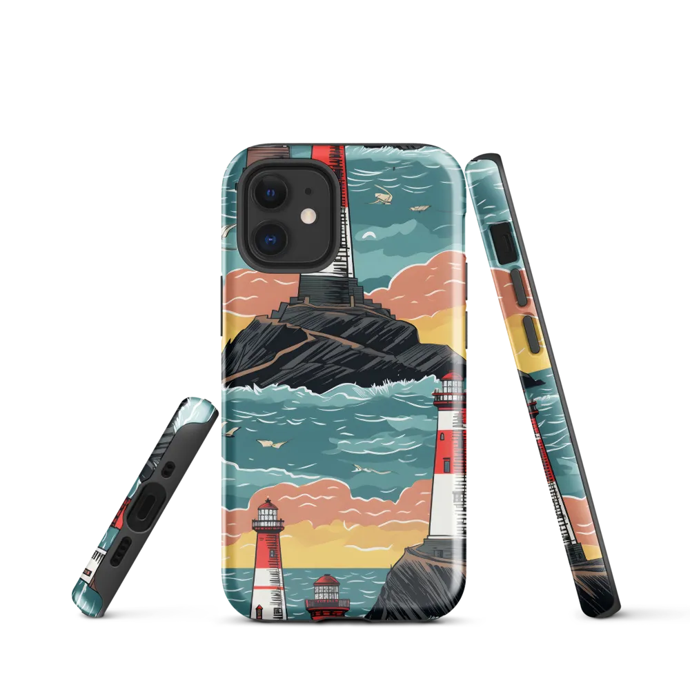 Lighthouses in a Whimsical Ocean