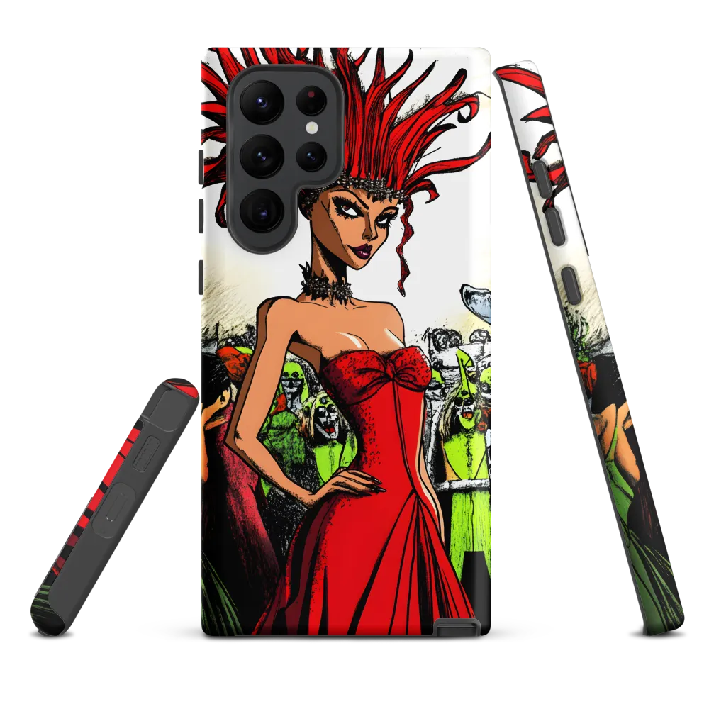 Fiery Elegance: A Fashion Statement