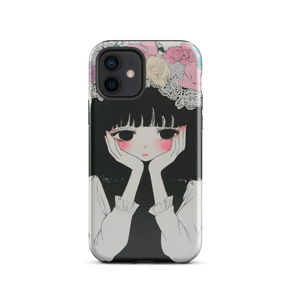 Whispers of Melancholy | Phone Case |  12 | Tough Case | Glossy