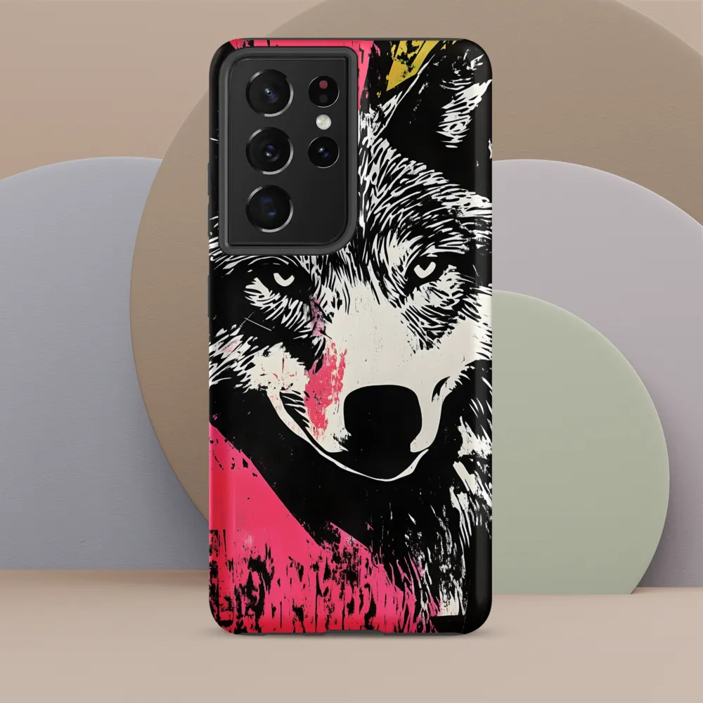 Intense Gaze of the Wolf