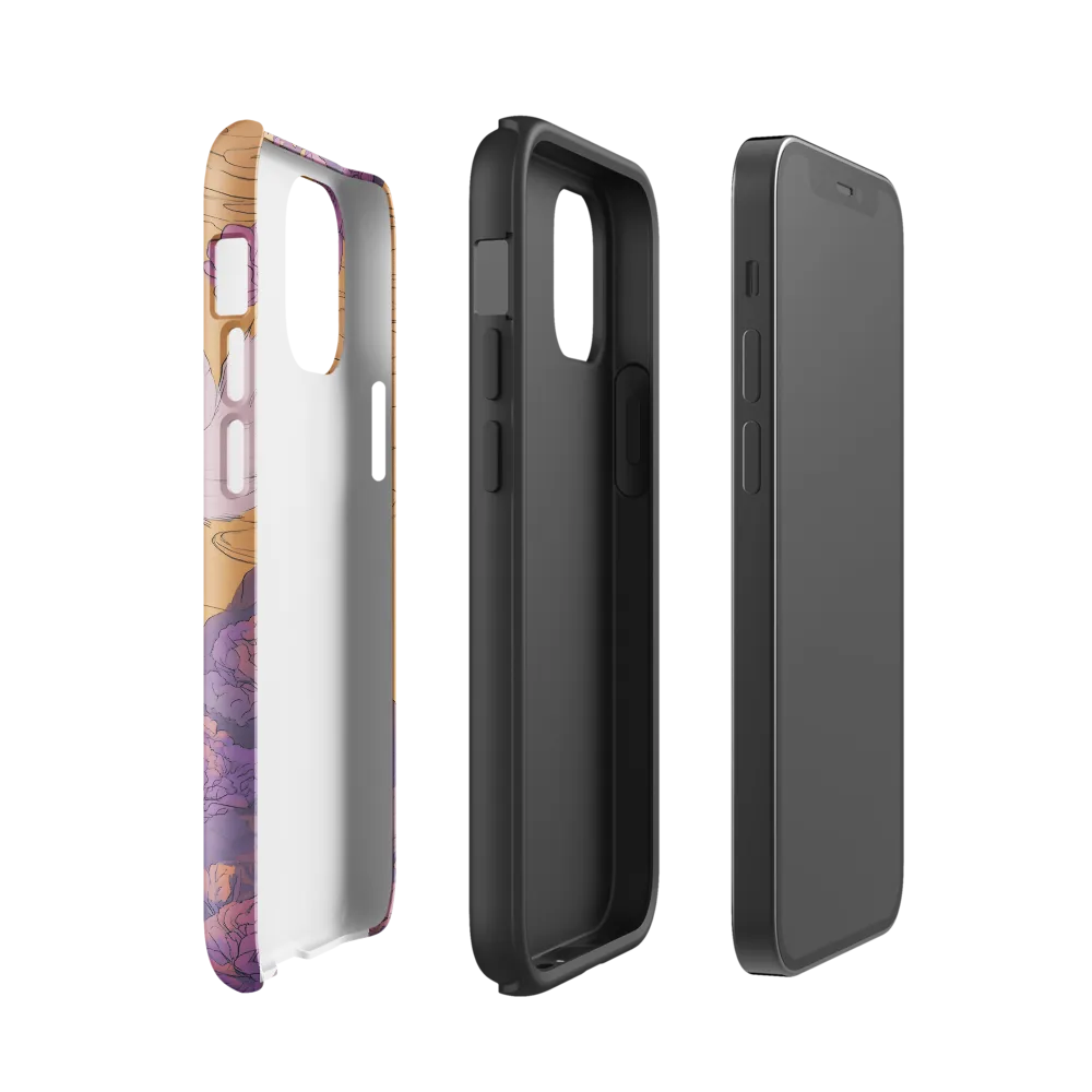 Whispers of the Violet Dawn | Phone Case |  12 mini | Tough Case | Glossy