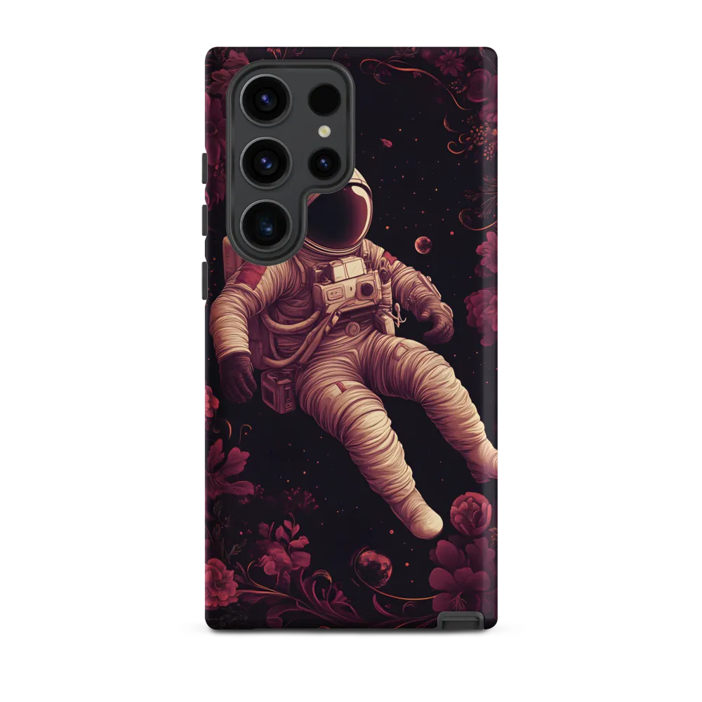 Cosmic Bloom: An Astronaut's Journey