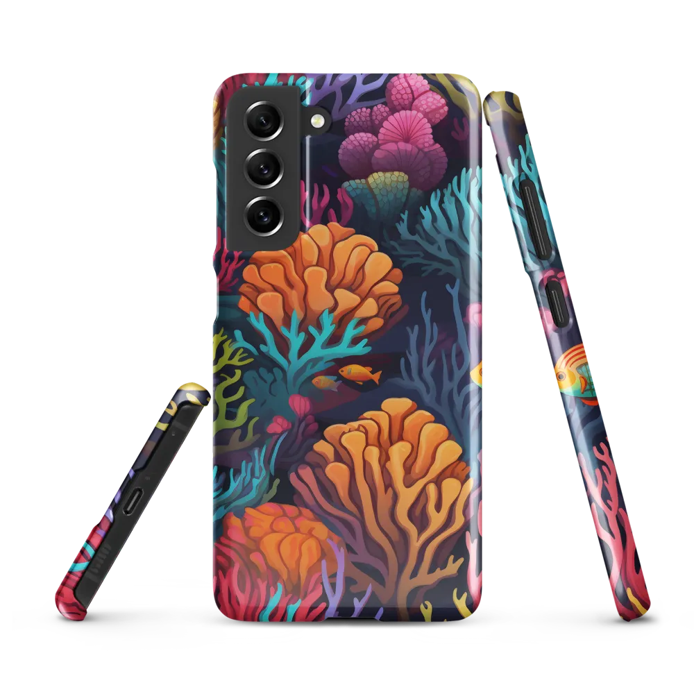 Underwater Harmony: A Coral Reef Wonderland | Phone Case |  S21 FE | Snap Case | Glossy